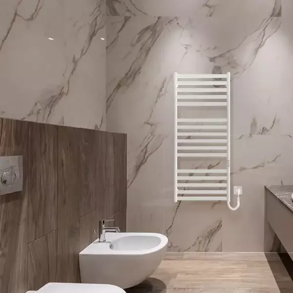 Электрический полотенцесушитель Hygge Family York 1170х530х80мм, белый матовый (6.1.0503.06.WM) Фото - 7